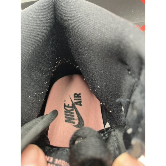 PRE-OWNED Nike Air Jordan 1 Retro High OG Men's Basketball Shoes Black US Size 8 - Picture 13 of 13